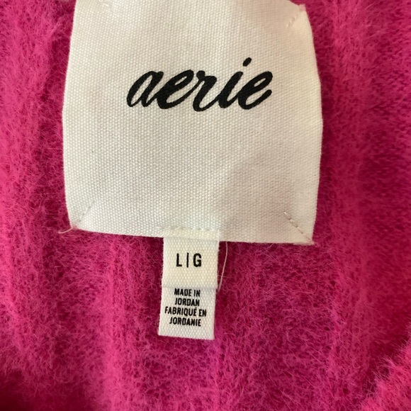 Aerie Pink Ribbed Sweater - Picture 5 of 7